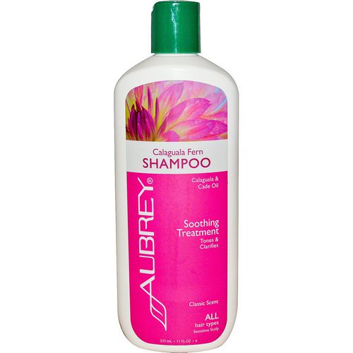 Aubrey Organics, Calaguala Fern Shampoo, Soothing Treatment, All Hair Types, 11 fl oz (325 ml) فوائد