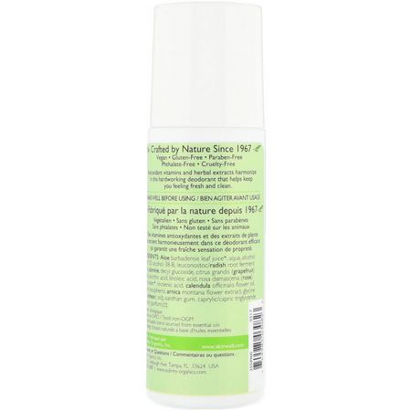 Aubrey Organics, E Plus High C, Natural Roll-On Deodorant, Classic Scent, 3 fl oz (89 ml):مزيل عرق, حمام