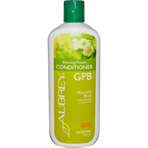 Aubrey Organics, GPB Balancing Protein Conditioner, Rosemary Peppermint, Normal, 11 fl oz (325 ml) فوائد