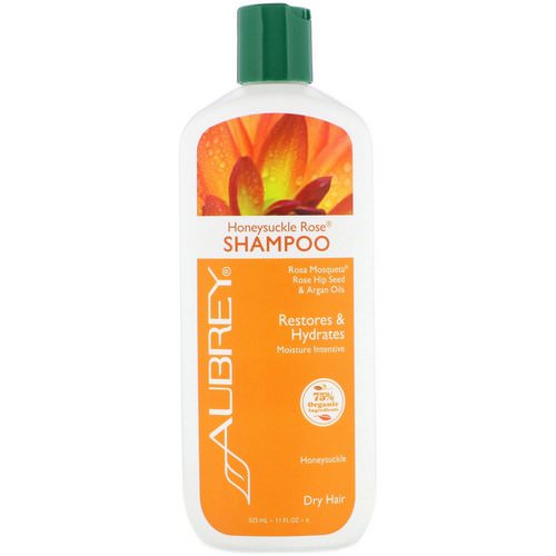 Aubrey Organics, Honeysuckle Rose Shampoo, Moisture Intensive, Dry, 11 fl oz (325 ml) فوائد
