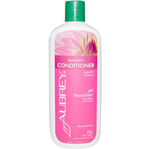 Aubrey Organics, Swimmer's Conditioner, pH Neutralizer, All Hair Types, 11 fl oz (325 ml) فوائد