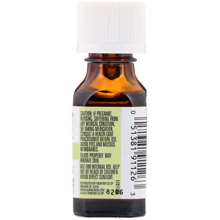 Aura Cacia, 100% Pure Essential Oil, Lime, .5 fl oz (15 ml):Lime Oil, Uplift