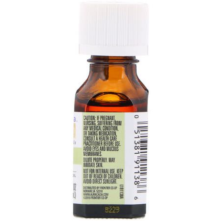 Aura Cacia, 100% Pure Essential Oil, Tangerine, .5 fl oz (15 ml):الزي,ت العطرية ,الر,ائح