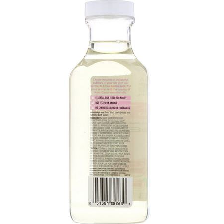 Aura Cacia, Aromatherapy Bubble Bath, Comforting Geranium, 13 fl oz (384 ml):حمام الفقاعات, الدش