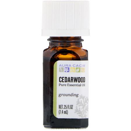Aura Cacia Cedarwood Oil - زيت Cedarwood ,الزي,ت الأساسية ,العلاج العطري ,الحمام