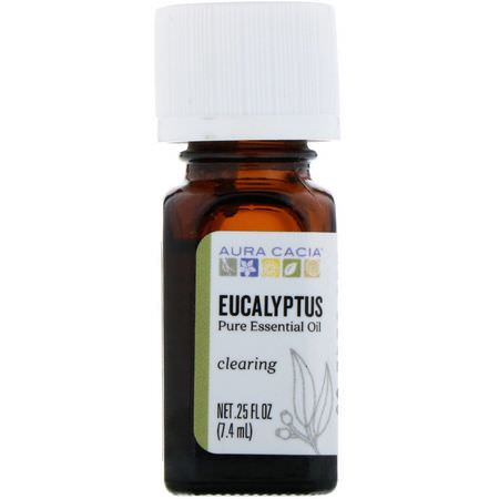 Aura Cacia Eucalyptus Oil - زيت الأ,كالبت,س ,الزي,ت الأساسية ,العلاج العطري ,الحمام