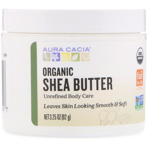 Aura Cacia, Organic Shea Butter, 3.25 oz (92 g) فوائد