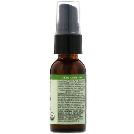 Aura Cacia, Organic Tamanu Oil, Nourishing, 1 fl oz (30 ml):حكة في الجلد, جافة