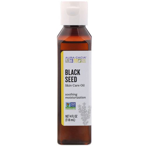 Aura Cacia, Skin Care Oil, Black Seed, 4 fl oz (118 ml) فوائد