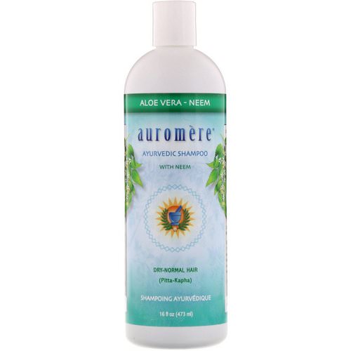 Auromere, Ayurvedic Shampoo with Neem, Aloe Vera, 16 fl oz (473 ml) فوائد