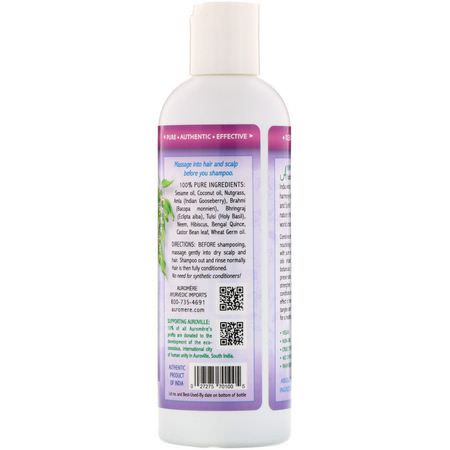 Auromere, Pre-Shampoo Conditioner, Hair Conditioning Oil, 7 fl oz (206 ml):بلسم, العناية بالشعر