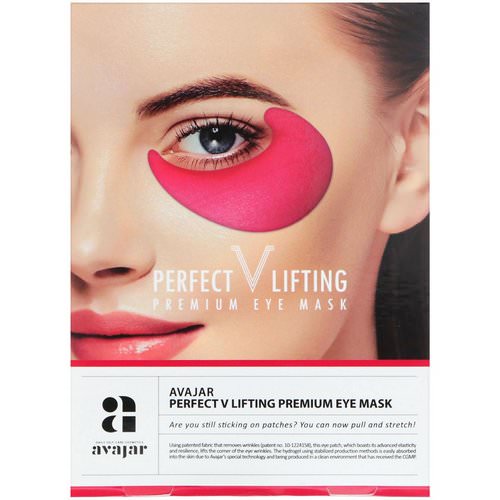 Avajar, Perfect V Lifting Premium Eye Mask, 2 Masks فوائد