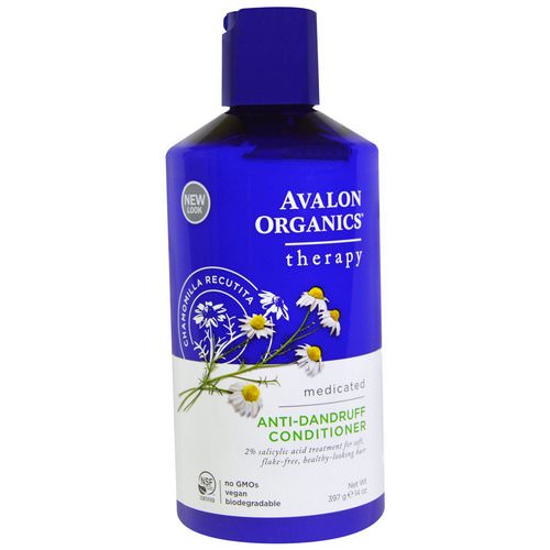 Avalon Organics, Anti-Dandruff Conditioner, Chamomilla Recutita, 14 oz (397 g) فوائد