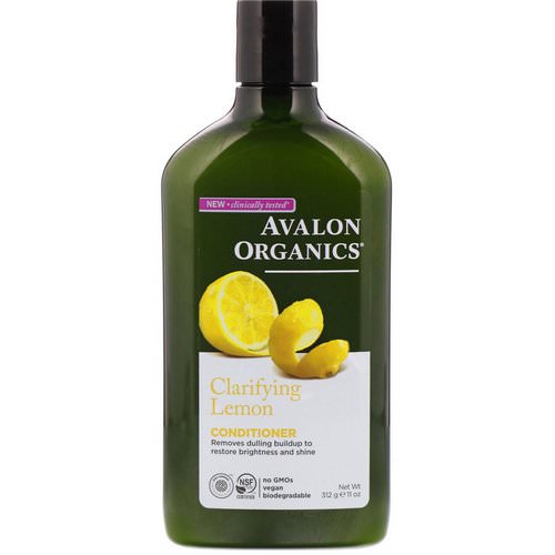 Avalon Organics, Conditioner, Clarifying Lemon, 11 oz (312 g) فوائد