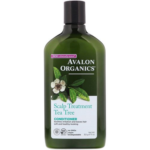 Avalon Organics, Conditioner, Scalp Treatment, Tea Tree, 11 oz (312 g) فوائد