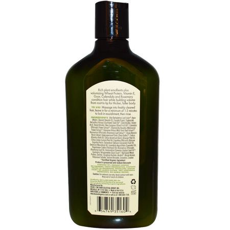 Avalon Organics, Conditioner, Volumizing, Rosemary, 11 oz (312 g):بلسم, العناية بالشعر