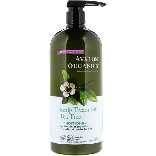 Avalon Organics, Scalp Treatment Conditioner, Tea Tree, 32 oz (907 g) فوائد