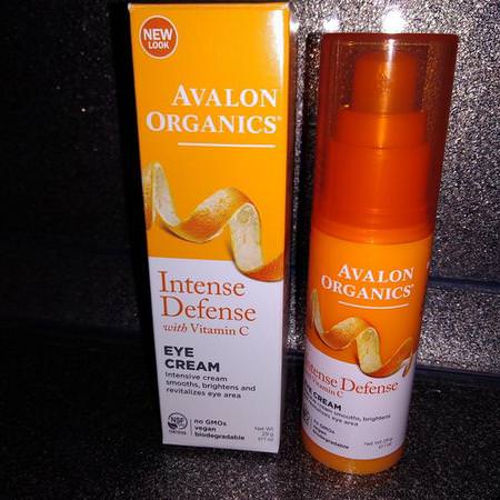 Avalon Organics Eye Creams Vitamin C Beauty - فيتامين C, كريمات العين, مرطبات ال,جه