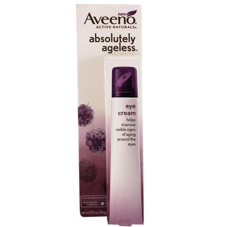 Aveeno, Absolutely Ageless, Eye Cream, .5 oz ( 14 g):كريمات العين