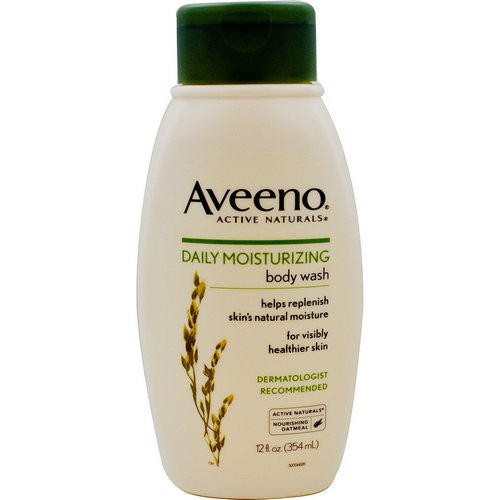 Aveeno, Active Naturals, Daily Moisturizing Body Wash, 12 fl oz (354 ml) فوائد