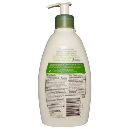 Aveeno, Active Naturals, Daily Moisturizing Lotion, Fragrance Free, 12 fl oz (354 ml):مرطب جسم, حمام