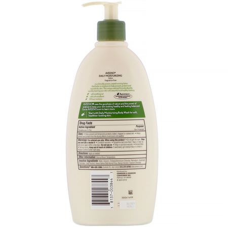 Aveeno, Daily Moisturizing Lotion, Fragrance Free, 18 fl oz (532 ml):مرطب جسم, حمام
