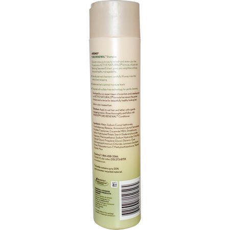 Aveeno, Active Naturals, Pure Renewal Shampoo, 10.5 fl oz (311 ml):شامب, العناية بالشعر