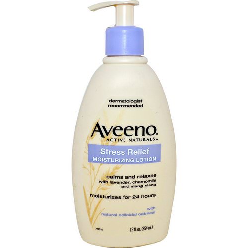 Aveeno, Active Naturals, Stress Relief Moisturizing Lotion, 12 fl oz (354 ml) فوائد