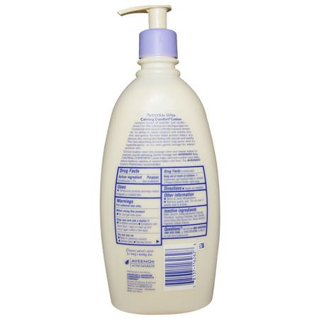 Aveeno, Baby, Calming Comfort Lotion, Lavender & Vanilla, 18 fl oz (532 ml):مرطب جسم, حمام