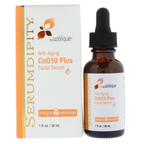 Azelique, Serumdipity, Anti-Aging CoQ10 Plus, Facial Serum, 1 fl oz (30 ml) فوائد