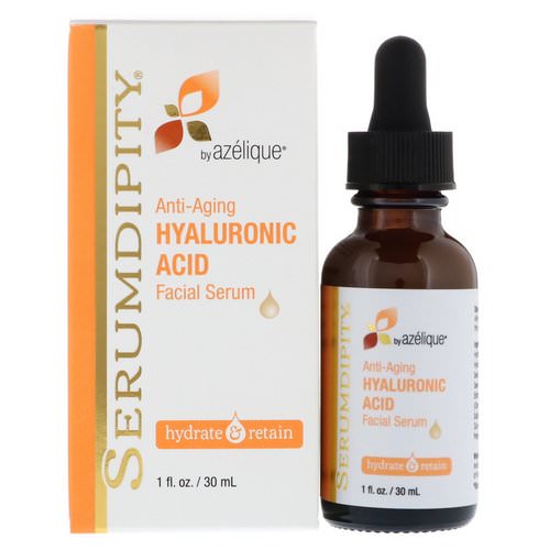 Azelique, Serumdipity, Anti-Aging Hyaluronic Acid, Facial Serum, 1 fl oz (30 ml) فوائد