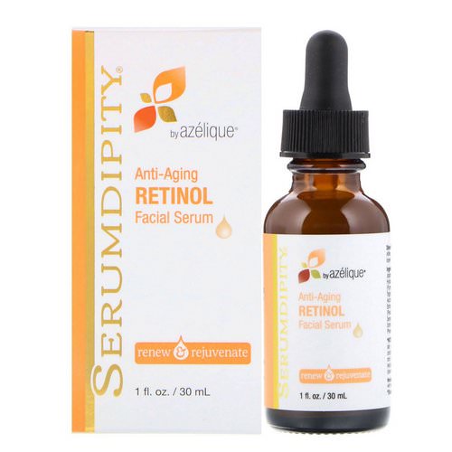 Azelique, Serumdipity, Anti-Aging Retinol Vitamin A, Facial Serum, 1 fl oz (30 ml) فوائد