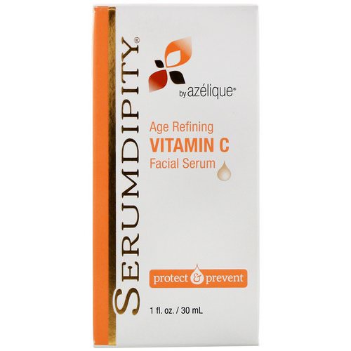 Azelique, Serumdipity, Age Refining Vitamin C Facial Serum, 1 fl oz (30 ml) فوائد