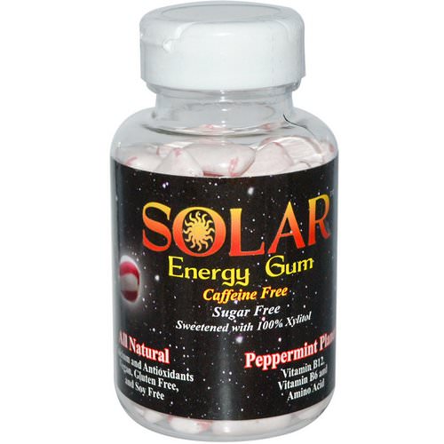 B-Fresh, Solar, Energy Gum, Peppermint Planet, 100 Pieces فوائد