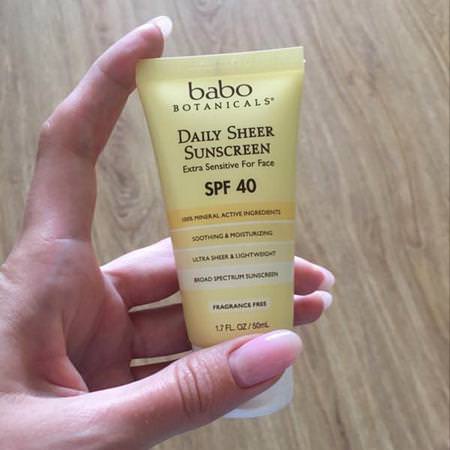 Babo Botanicals Baby Sunscreen Face Sunscreen