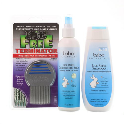 Babo Botanicals, Lice Prevention Essentials Gift Set, 2 Pieces Plus Nit فوائد