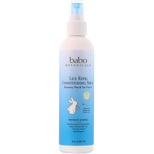 Babo Botanicals, Lice Repel Conditioning Spray, 8 fl oz (237 ml) فوائد
