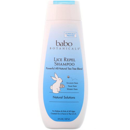Babo Botanicals, Lice Repel Shampoo, 8 fl oz (237 ml) فوائد