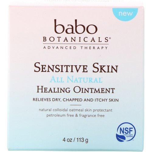 Babo Botanicals, Sensitive Skin, All Natural, Healing Ointment, 4 oz (113 g) فوائد