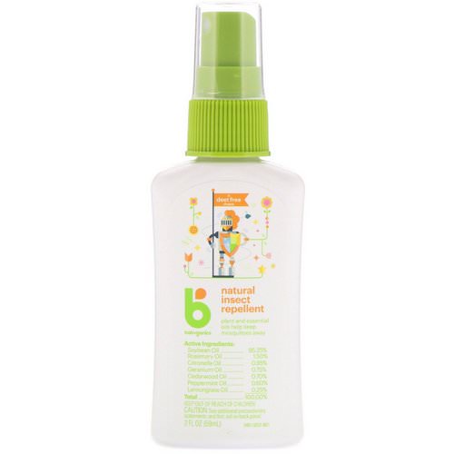 BabyGanics, Natural Insect Repellent, 2 fl oz (59 ml) فوائد