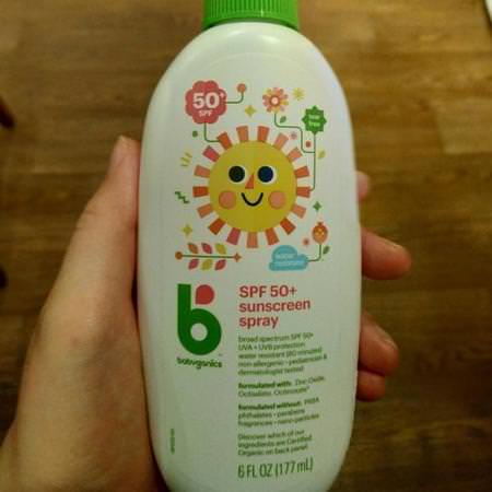 BabyGanics Baby Sunscreen Body Sunscreen - Body Sunscreen, حمام,اقية من الشمس للأطفال