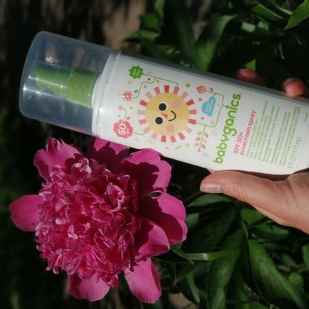 BabyGanics, Sunscreen Spray, 50+ SPF, 6 fl oz (177 ml)