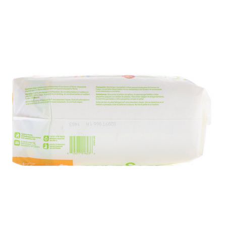 BabyGanics, Ultra Absorbent Diapers, Size 4, 22-37 lbs, (10-17 kg), 24 Diapers:حفاضات يمكن التخلص منها