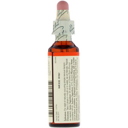 Bach, Original Flower Remedies, Cherry Plum, 0.7 fl oz (20 ml):المعالجة المثلية, الزهرة