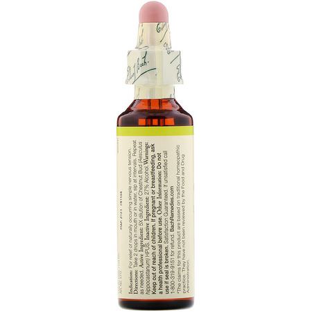 Bach, Original Flower Remedies, Chestnut Bud, 0.7 fl oz (20 ml):المعالجة المثلية, الزهرة