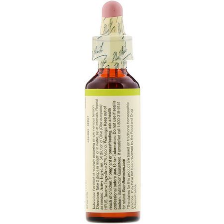 Bach, Original Flower Remedies, Olive, 0.7 fl oz (20 ml):المعالجة المثلية, الزهرة