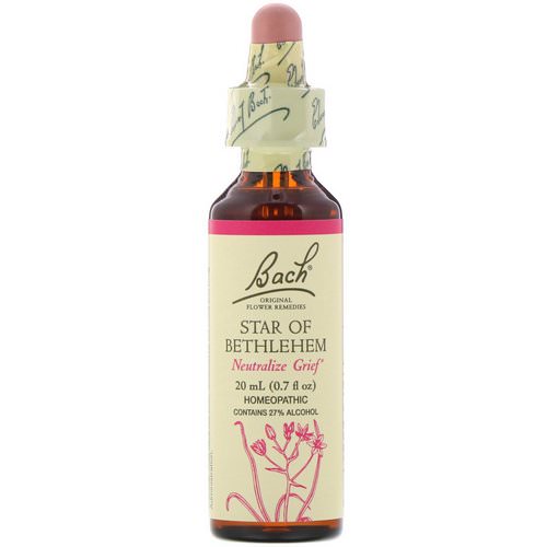 Bach, Original Flower Remedies, Star of Bethlehem, 0.7 fl oz (20 ml) فوائد
