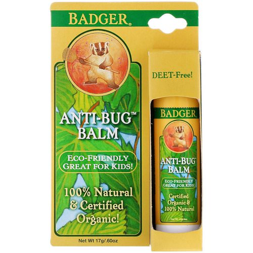 Badger Company, Anti-Bug Balm, 0.60 oz (17 g) فوائد