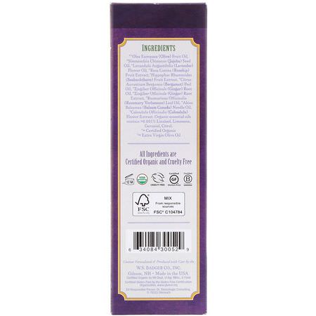 Badger Company, Aromatherapy Massage Oil, Lavender with Bergamot & Balsam Fir, 4 fl oz (118 ml):زيت التدليك,زي,ت التدليك