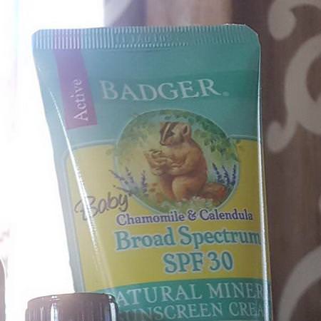 Badger Company Baby Sunscreen Body Sunscreen - Body Sunscreen, حمام,اقية من الشمس للأطفال